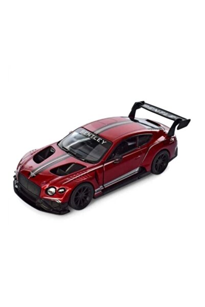 Kinsmart Metal model car Bentley Continental GT3 KT5417W, 1:38, red, with ope...