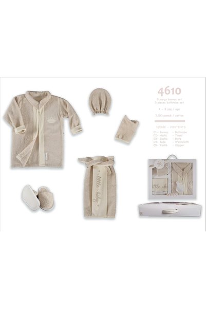 VANİLLİA 1-3 Years Old Baby Bathrobe Set |   Children's Bath Towel Set |   Co...