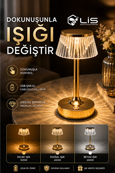 Cata CT 8434 2W Rio Şarjlı Masa Lambası 3 Renk