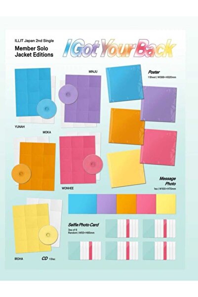 tays store ILLIT - Japan 2nd Single [I GOT YOUR BACK] Member Solo Jacket Edit...