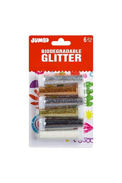 OEM Set de sclipici Jumbo - 6 culori, 6g fiecare