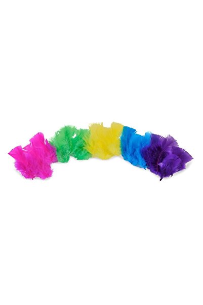 OEM 30 pene colorate pentru artizanat și decor - 30 bucăți
