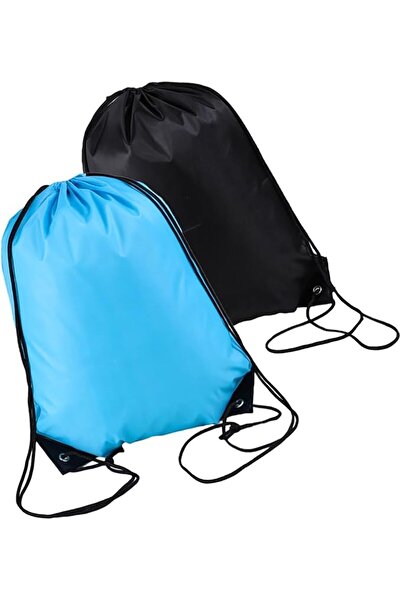 Bukela 2 Pieces Drawstring Bags for Sports Gym Travel Swim Beach Backpacks Co...