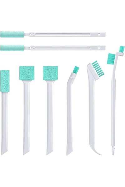 ALMEKAQUZ 8 Pcs Crevice Cleaning Tool Set,Small Cleaning Brushes for Househol...