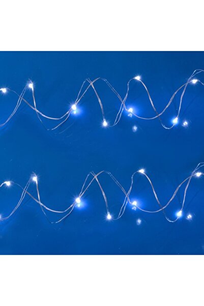 OEM Ghirlandă luminoasă cu 20 LED-uri, 2.3m fir argintiu - Alb rece