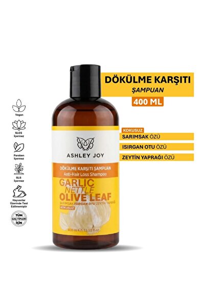 Ashley Strong Hair – Saç Köklerini Güçlendiren ve Dökülme Karşıtı Şampuan 400 ml