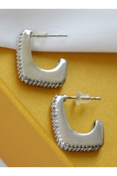 Stoneage Zircon stone earrings - multi-colored -