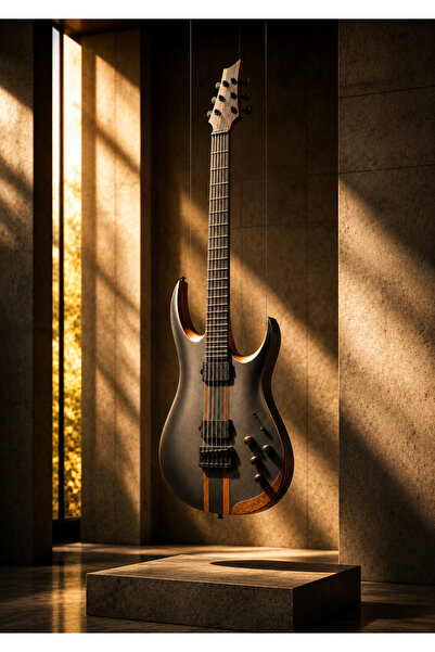 Vexart Atelier Elektro Gitar Temalı Dekoratif Tablo Poster – Rock Müzik Duvar...