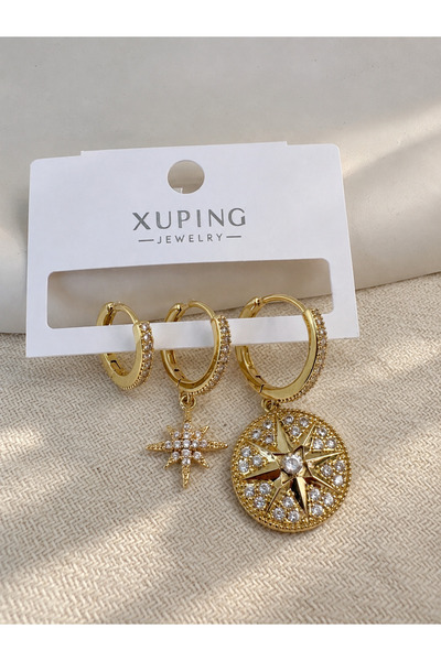 Kutup Yıldızlı Çoklu Küpe
