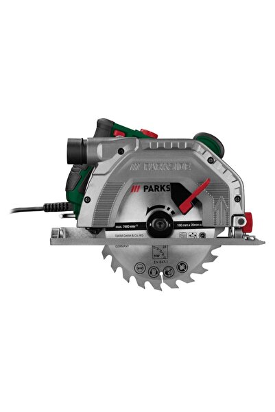 PARKSIDE Fierăstrău circular portabil, PHKS 1350 E4, motor puternic de 1350 W...