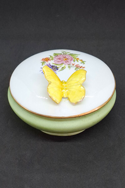 Bavaria Old Porzellan West German Handmade Porcelain Bowl with Lid 200 ml