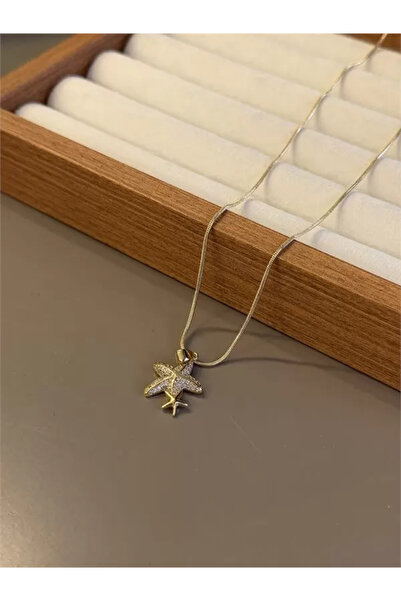 Şeker Portakalım Xuping Starfish Necklace - Gold
