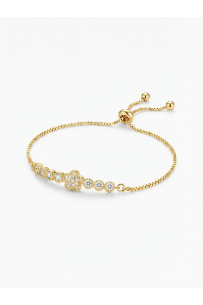 Gold Yonca Bileklik
