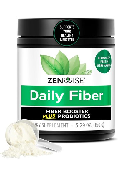 Zenwise Health Daily Fiber For Women & Men + Metabolic Probiotics For Digestive Health