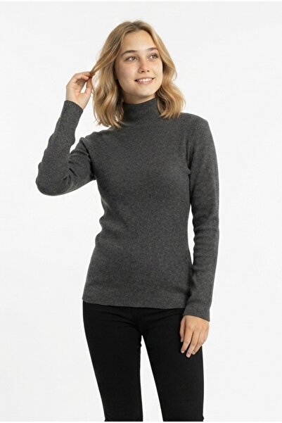 GurkStore Women's Turtleneck Ribbed Camisole Fabric Stretchy Lycra Long Sleev...