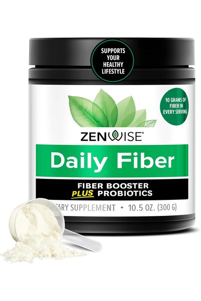 Zenwise Health Daily Fiber For Women & Men + Metabolic Probiotics For Digestive Health