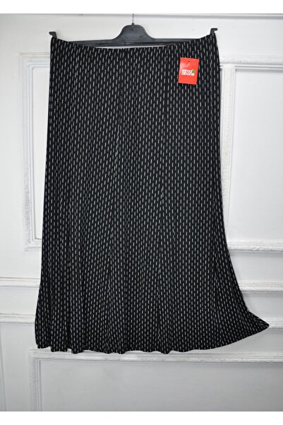 elma abone Plus Size Pigment1 Combed Cotton Elasticated Maternity Skirt