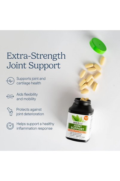 Zenwise Health - Joint Support Pro-Mobility Formula 180 Tablet(S) 174433 Tablets, 1500mg Glucosamine, 1200mg Chondroitin, 1000mg MSM, Turmeric, Boswellia, Mobility, Flexibility, Cartilage