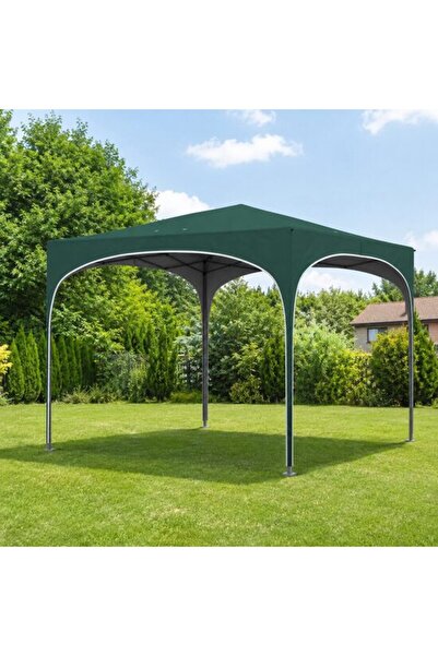 Solplant Pavilion pentru gradina/terasa, cadru metalic, material Oxford, cu t...
