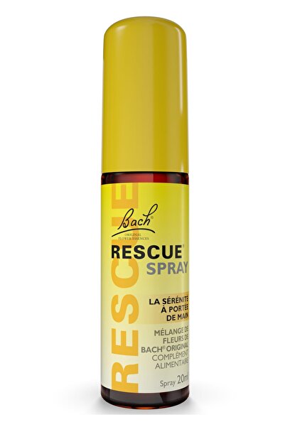 Rescue Bach REMEDY Spray 20mL, Natural Stress Relief, Homeopathic, Vegan, Glu...