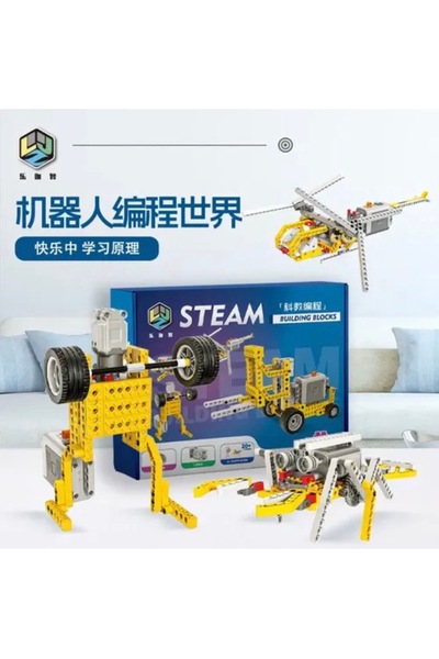Genel Markalar Pilli Robotik Kodlama Eğitim Seti – Yapı Blokları ile Robot ve...