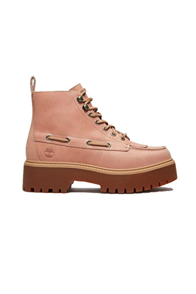 Timberland Stone Street Mid Lace up Boot Women's Casual Boots Tb0A27Yza8M1 Pink