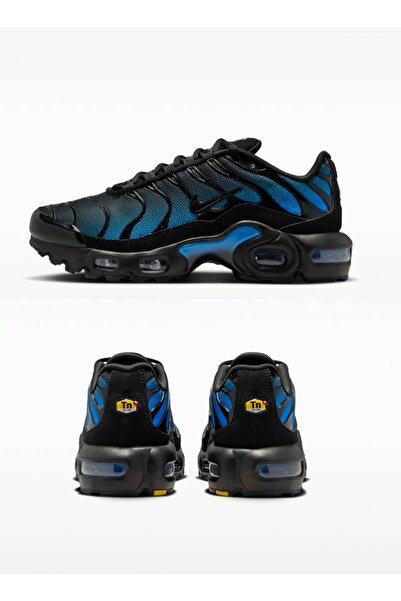 Nike Air Max Plus Black/Blue Genç Çocuk Ayakkabısı (Blue Sport )