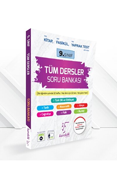 Karekök Yayınları 2026-2027 MÜFREDAT 9.SINIF TÜM DERSLER SORU BANKAS