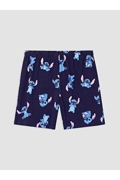 LC Waikiki Stitch Printed Women's Shorts Pajama Bottoms
