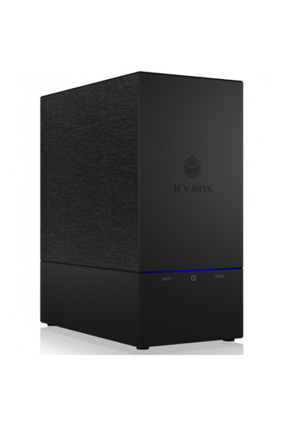 ICY BOX Raidsonic Icybox IB-RD3621-C31 SSD Rack, USB-C, 2.5/3.5-inch, Black