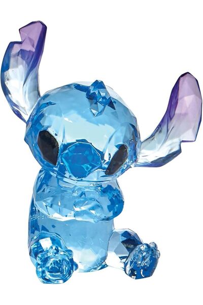 Enesco Facets Disney Lilo and Stitch Figurine, 3.5 Inch, Blue