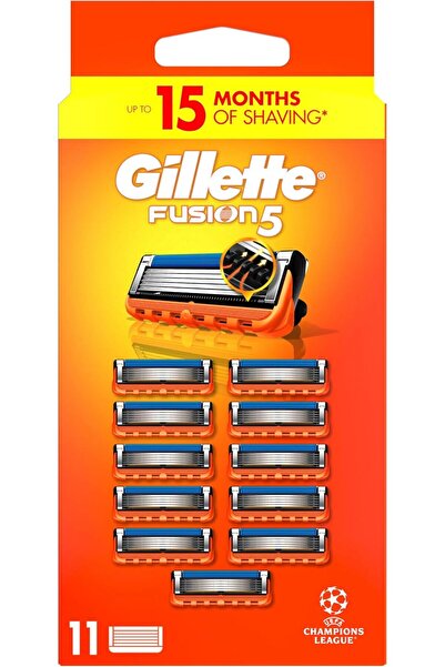Gillette Fusion5 Razor Blades Men, Pack of 11 Razor Blade Refills with Precis...