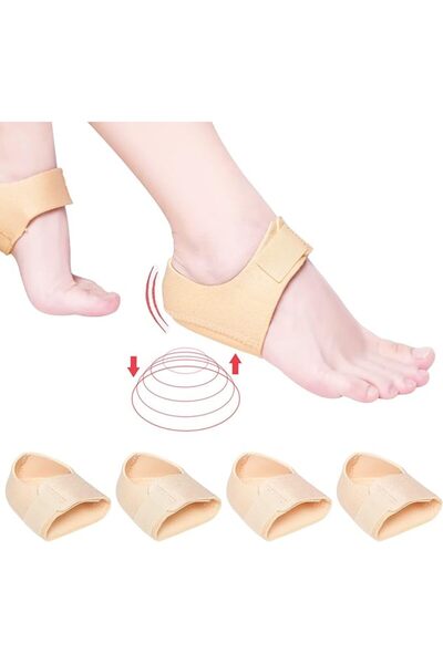 SYOSI Heel Cups for Heel Pain, Heel Protectors(4 PCS), Adjustable Heel Cups, ...