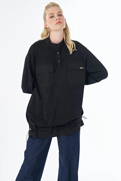 KYR High Collar Sweatshirt Black