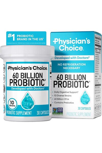 Physician's Choice 60 مليار وحدة تشكيل مستعمرة - مكمل بروبيوتيك طبيعي للرجال،...