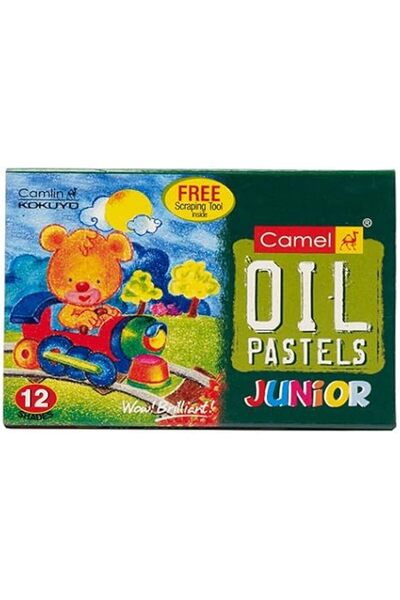 Camlin Camel Oil Pastels Junior 12 assorted colours