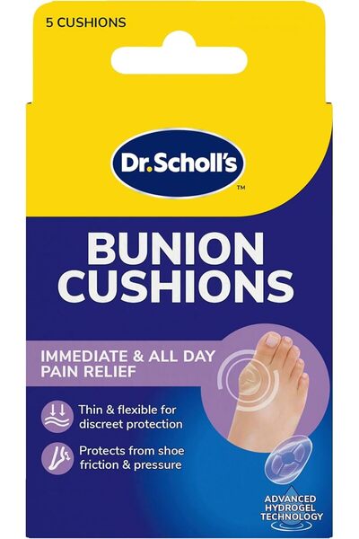 Dr. Scholl's Bunion Cushions with Hydrogel Technology, Pack of 5 - Immediate,...