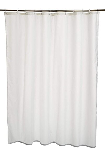 Amazon basics Solid Colour Fabric Shower Curtain Mould Resistant and Water Re...