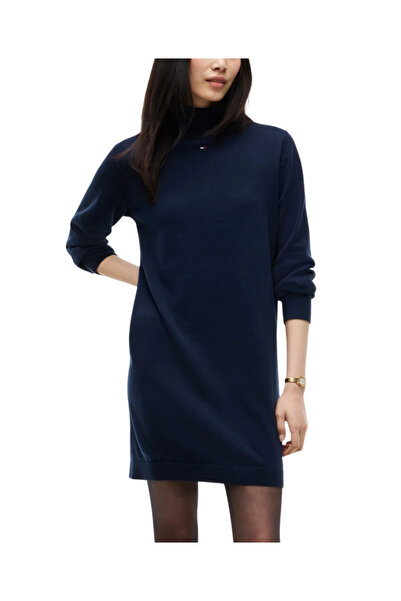 Tommy Hilfiger Γυναικείο Πλεκτό Φόρεμα Navy Μπλε Tommy Jeans DW0DW23460-C1G