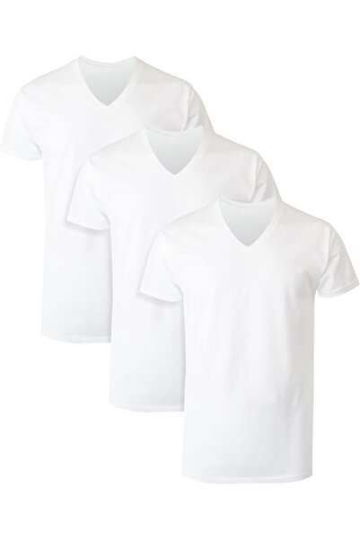 HANES Mens 777 3-pack V-neck T-shirt (pack of 3)