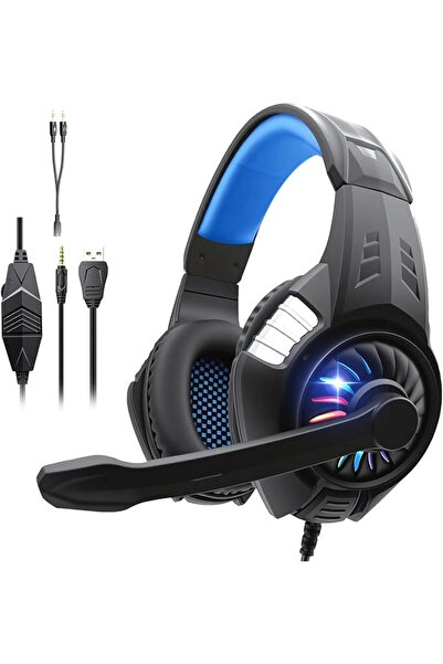 ULHYCE Gaming Headset, Professional Gaming Headphones with Microphone, Surrou...