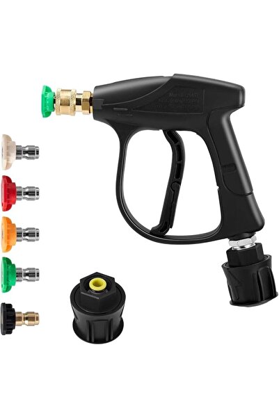 KASTWAVE مسدس غسيل بالضغط العالي 4350PSI، 5 فوهات مياه وموصل سريع لغسالات كار...