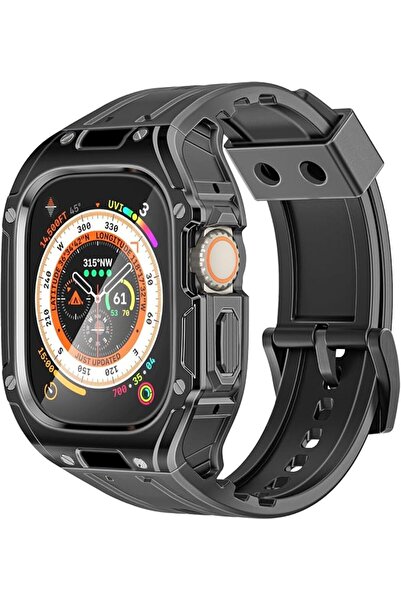 Promate حافظة وسوار ساعة Apple Watch مع مشبك آمن من الفولاذ المقاوم للصدأ، تص...