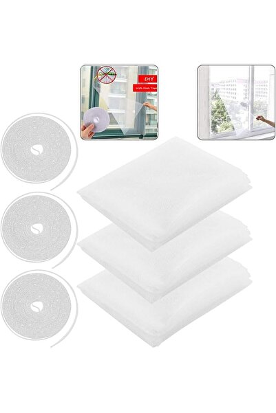 Paporich 3-Piece Mosquito Nets for Windows - Fly Screens, 130 X 150 Cm