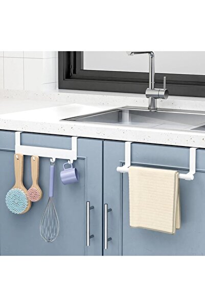 GENERAL Kitchen Towel Holder Over Cabinet Door Towel Rack Hand Towel Bar Mult...