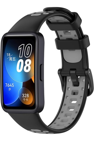 AWADUO Compatible with Huawei Band 9/9 NFC/8/8 NFC Smart Band Replacement Sil...