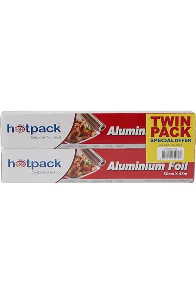 Hotpack رقائق ألومنيوم 200، عبوة مزدوجة AF200HP