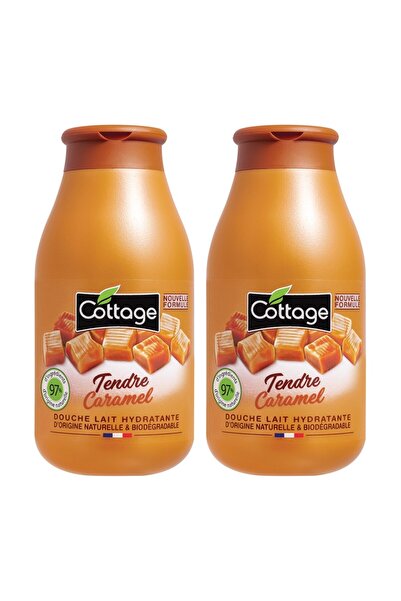 Cottage Set 2 X Gel de Dus si Lapte de Baie cu Caramel, 250 ml
