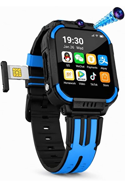 Hope Kids Smart Watch with SIM Card & GPS Multi-Positioning IP67 Water-Resist...