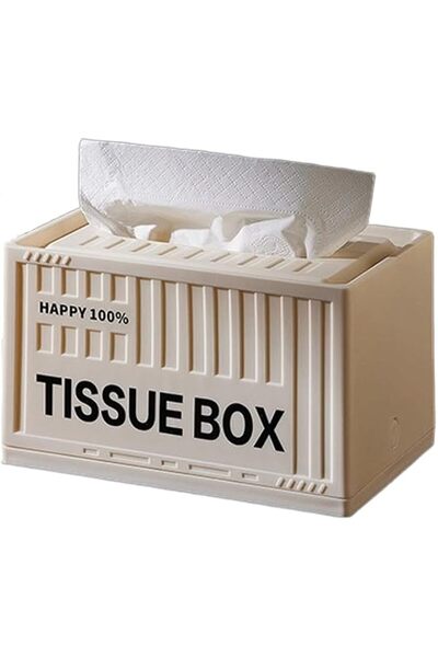 GENERAL Innovative Cargo Container Shaped Tissue Box, Tissue Container, Stora...